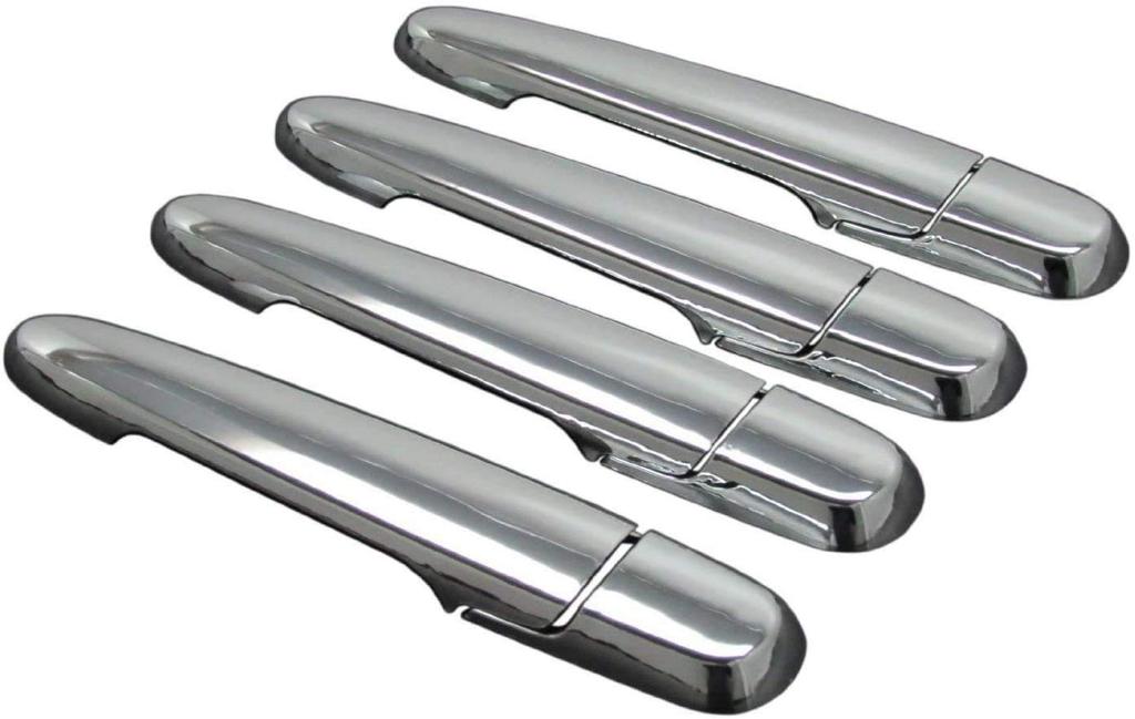 BRIGHTZ Mira Chrome Door Handle Covers and Knobs Set A Compatible with 14573 eS LA300S/LA310S [TNT600-NOBU-FS-AD4AE0] LA, LA300, A300, 300, LA310,