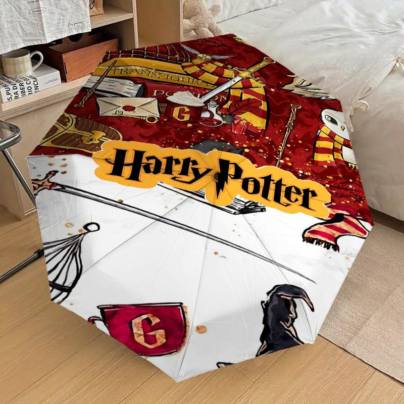 1PC Warner Harry Potter Magic Umbrella-8-Rib Reinforced, Automatic Open, Lightweight-A114