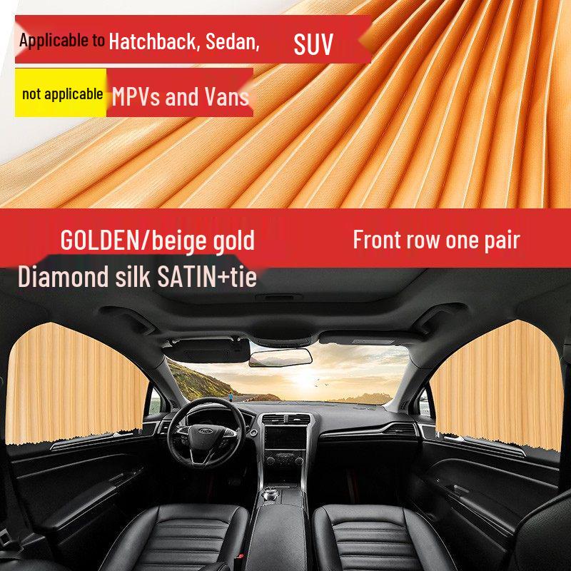 Magnetic Car Sunshade Curtains: Heat Insulating Privacy Shades for Small Car Windows