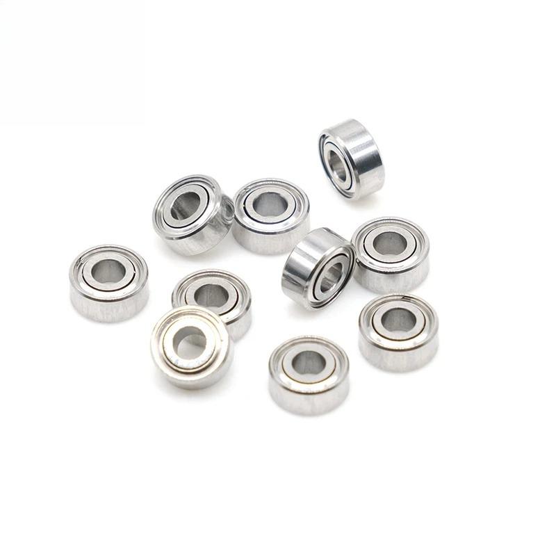 10PCS 682ZZ 2x5x2.3 mm Deep Groove Ball Bearings Chromium Steel Material High Wear Resistance For Aircraft Models And Toy Motors