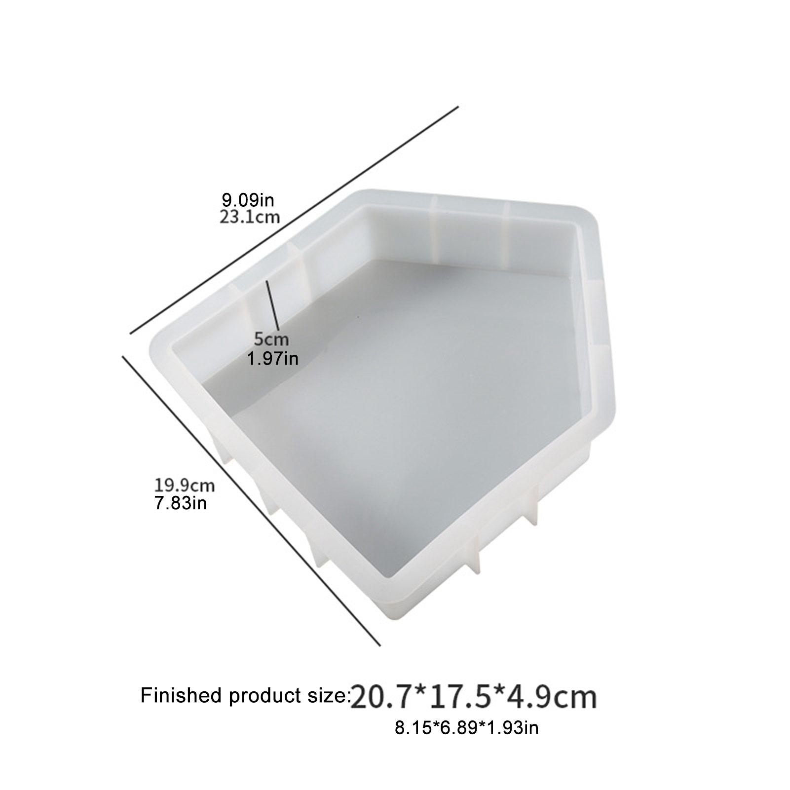 

Большие силиконовые формы для смолы, большая форма в форме сердца из смолы, глубокая форма в форме сердца для сохранения цветов, литье подставок для книг из эпоксидной смолы