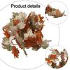 Artificial Maple Leaves Fall Leaf Garland Hanging Vines Versatile For Crafts