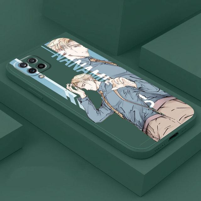 Giappone Anime Jujutsu Kaisen Per Il Caso di Samsung Galaxy A50 A01 A70 A11 A21s A71 A03s A31 A02 A51 Piazza Liquido armatura Soft Cover