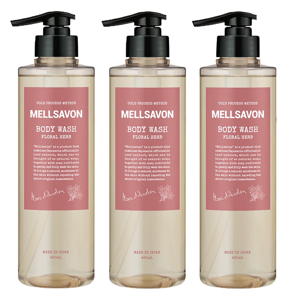 

Mellsavon Body Wash Floral Herb 460 мл x 3 Set Flower Scent Body Soap Soap 100%