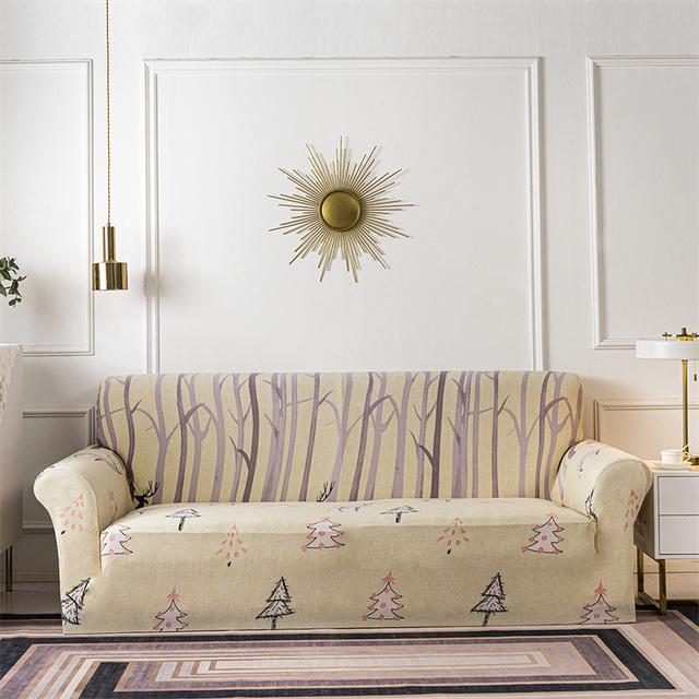 Christmas Sofa Covers For Living Room Sectional Corner L Shape Sofa Cover Slipcover Couch Cover Furniture Protector