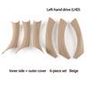 E90 Car Inner Handle Interior Door Panel Pull Trim Cover  Black left Right For BMW 3 series E90 E91E92 316i 318i 320i 2005-2011