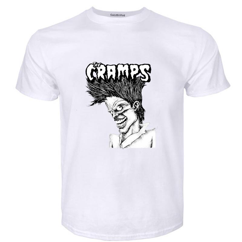 

New arrived short sleeve unisex tshirts Cramps Mens Cramps Bad Music Yellow Tops Tee T Shirt casual Tshirt summer teeshirt S