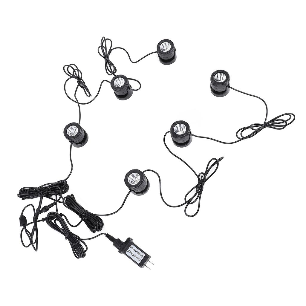 RGB Pond Lights with Timer LED Submersible Underwater Colorful Landscape Spotlight Remote Control