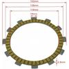 Motocycle Fibrous Clutch Discs Plates 6 Pcs Compatible With Compatible With SUZUKI LT250R 87-92 RL250 74-75 RM250 86-87 DR650RSE 91 LT RL RM DR 250