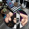 Yami Sukehiro pattern round rug,Carpet Rug for Living Room Bedroom Playroom ,Non-slip Floor Mat,Holiday Gifts and Birthday Gifts.