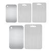hot sale Kitchen Titanium Cutting Boards For 304 Stainless Steel Thickened Double-Sided Food Grade Portable Fruit Meat Chopping