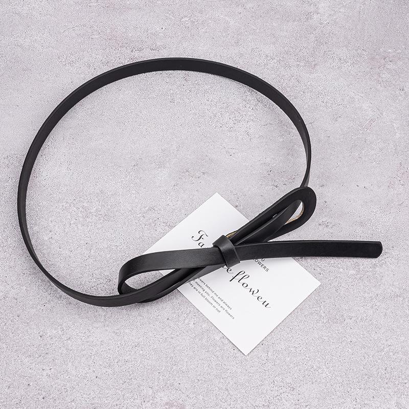 

Simple Style Belt Temperament Retro Pair Buckle Thin Belt Women s Dress Elastic Elastic Belt Hook Narrow Waist Seal 100cm чёрный