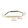 Nordic Oval Golden Mirror Plate Home Decoration Desktop Display Storage Tray Multilateral Geometric Tray Living Room Accessories