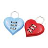 Heart Padlock Code 3 Numbers Password Combination Heart Shape Safety Love Zinc Alloy Luggage Box Lock Household Accessories