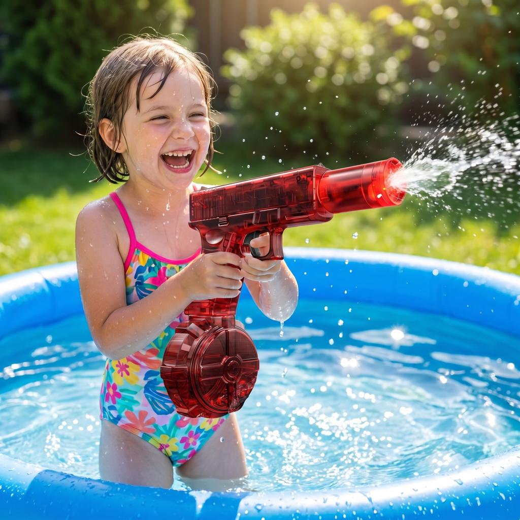 Electric Water Toy For Kids Adults, Water Blaster For Summer Outdoor Pool Beach Backyard Fighting Games, Ideal Gift For Boys Girls