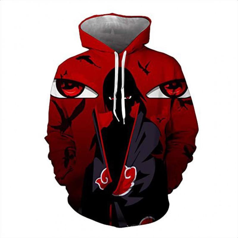 Naruto Kakashi Hoodie Men Women 3D Printed Unisex Long Sleeve Casual Sweatshirt Loose Fit Winter