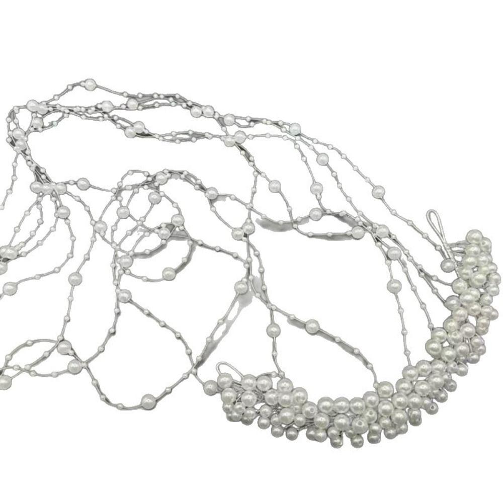 Romantic Pearl Tassels Hair Accessories Elegant Wedding Hair Piece Party Celebration