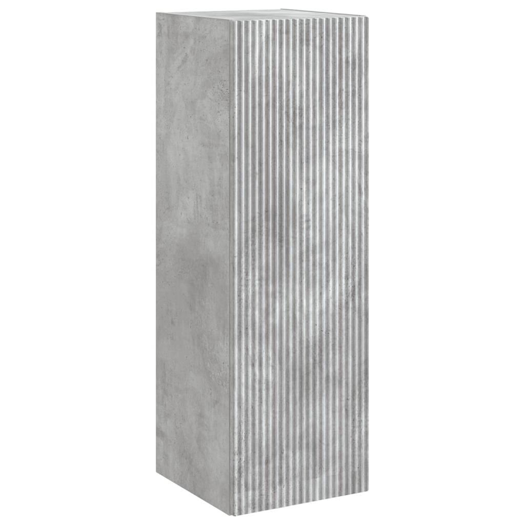 Bathroom Cabinet Set 5 Pcs Concrete Grey 53 X 15.5 X 70 Cm