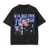 Harajuku Washed T Shirt Ilia Malinin Poster Cotton T-Shirts  Leisure Tshirt for Male Beach Y2K Funny Casual Tops