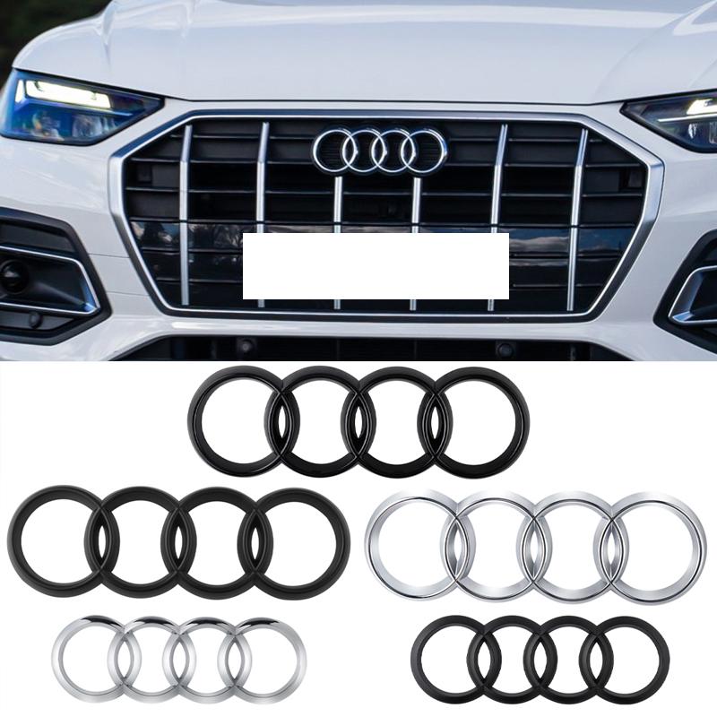 Car Logo Badge Car Front Grille Rear Trunk 4Ring Emblem For Sjhy3 A1 A3 A4 A5 A6 A7 S3 S4 S5 S6 RS3 RS4 RS5 RS6 Q3 Q5 Q7 Sports