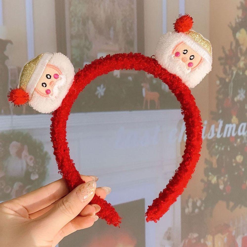 Plush Christmas Headress Headwear Hair Accessories Korean Style Hairband Hair Hoop Women Headband