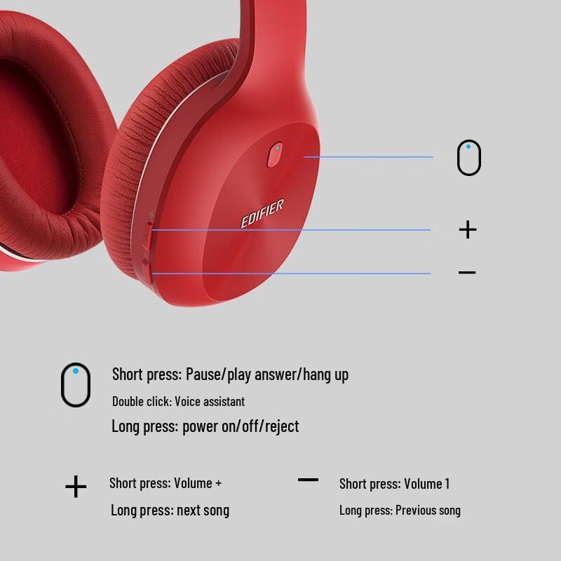 EDIFIER W800BT Plus Over-Ear Bluetooth Headphones