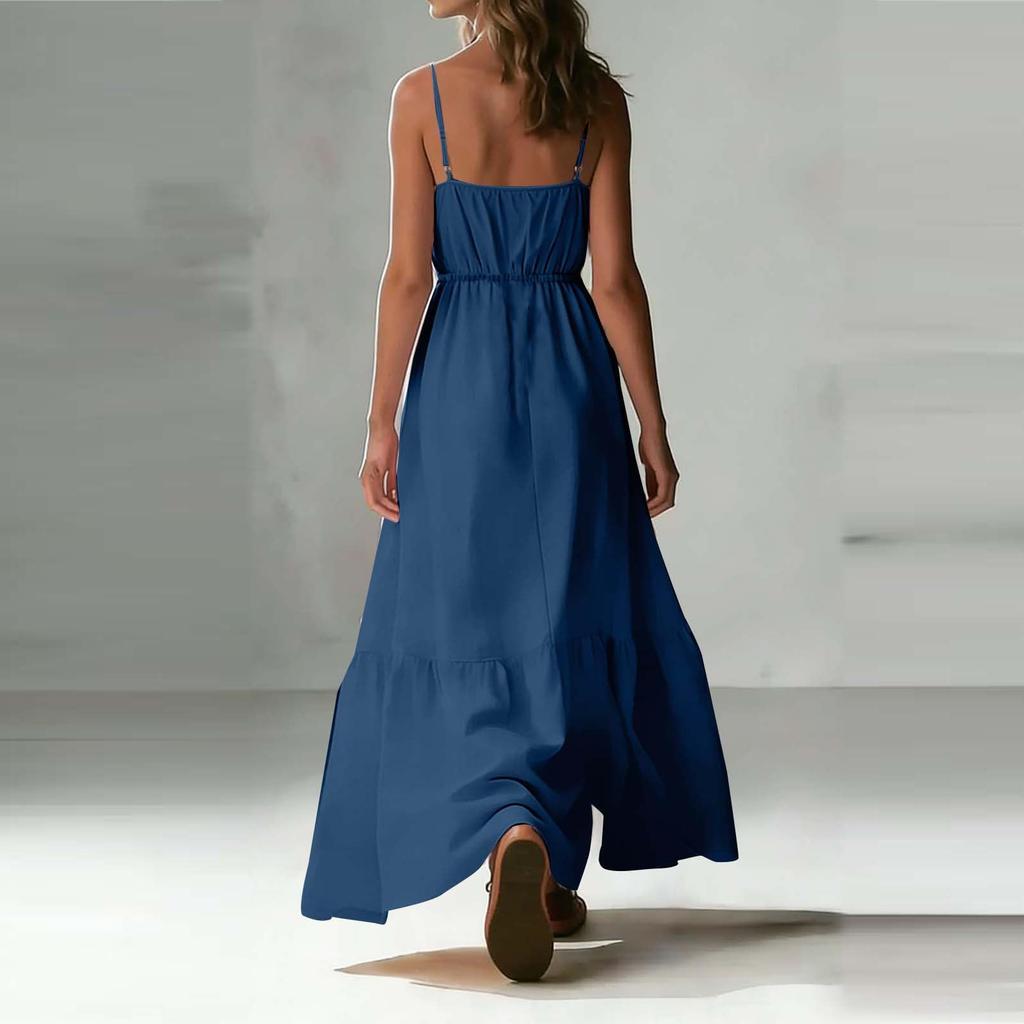 Lässiges und modisches Damenkleid, Langer Rock