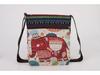 Ethnic Elephant & Butterfly Embroidered Crossbody Bag - Women's Cultural Canvas Shoulder Accessory