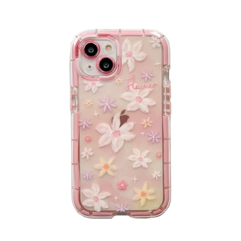 Stilvolle Tulpenblumen Leuchtende Weiche Silikon Handyhülle Für iPhone 15 14 13 12 11 Pro Max 14 Plus Stoßfester Bumper Rückseite