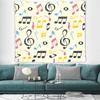 Living Room Bedroom Tapestry Creative Musical Note Pattern Fashion Home Decoration Tapestry