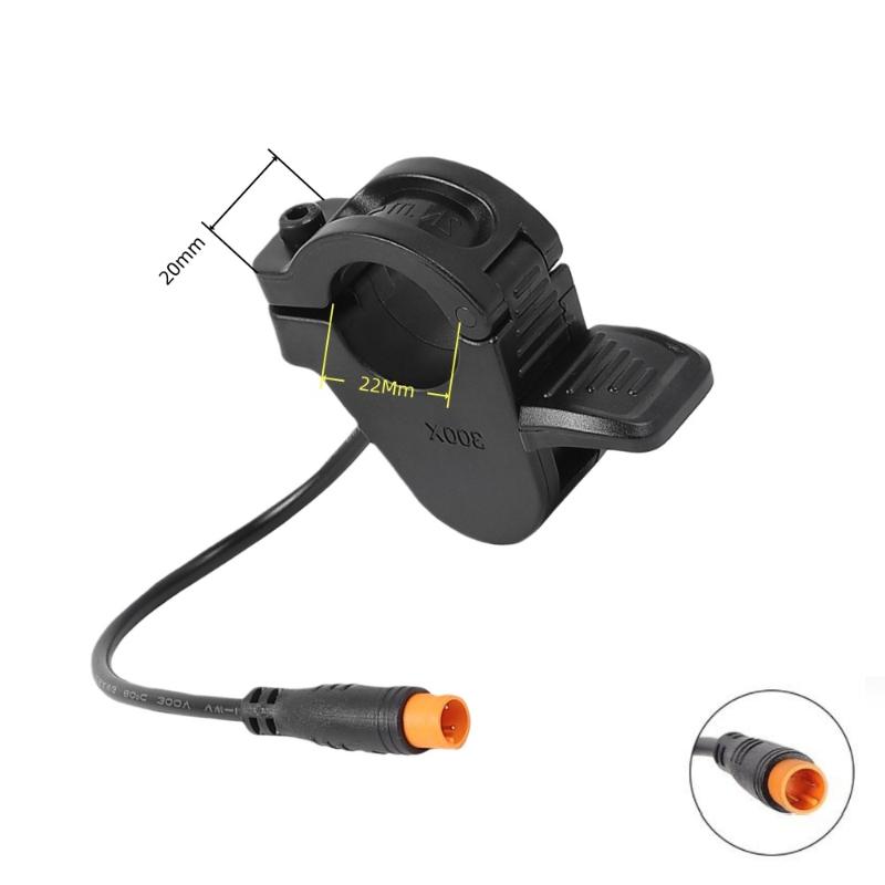 

1 шт. Пальцевый тормоз-акселератор для самоката, запчасти для электросамоката Kugoo Kukirin G4 Max, сборка ручки газа для большого пальца Male