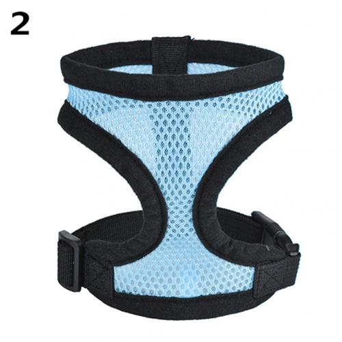Dog Harness Adjustable Soft Breathable Dog Harness and Leash Set Nylon Mesh Vest Harness for Dogs Puppy Dogs Collar Chest Strap