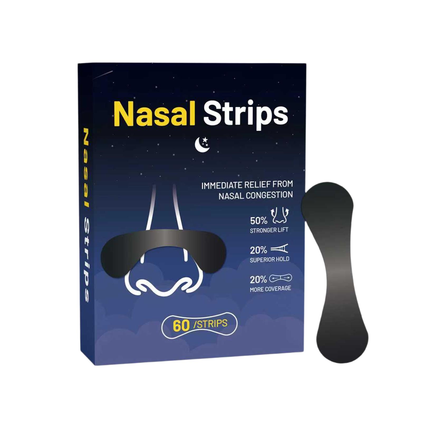 

Snoring Prevention Patch, Peaceful And Comfortable, Sleeping Well All Night Long, Against Snoring Sealing Patch 60PIECES синий