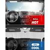 JOYTUTUS Upgraded Windshield Sun Shade Compatible With Wrangler JK JKU TJ, Foldable JK Windshield Sunshade Sun Visor Blocks UV Rays, Sun Shade Shield