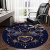 Moth Round Rug Suitable For Office Reception Office Chair Protection Carpet And Also Suitable For Gifts To Relatives And Friends