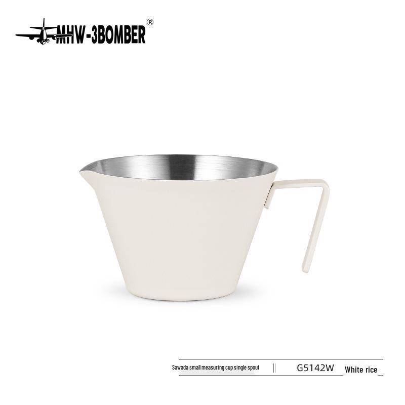 Bomber Nerezová 100ml Odměrka na Espresso s Nálevkou