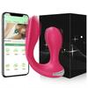 Double Ended Dildos App Control Dual Ended Vibrator for Women Clit Anal Stimulation Couples Red