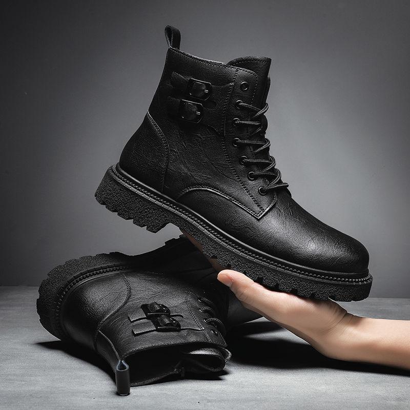 Popular Leather Martin Boots Men's Boots Motorcycle Boots