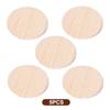 1/3/5Pcs Unfinished Natural Wood Coasters Non Slip Heat Resistant For Home Kitchen Coffee Bar Diy Projects