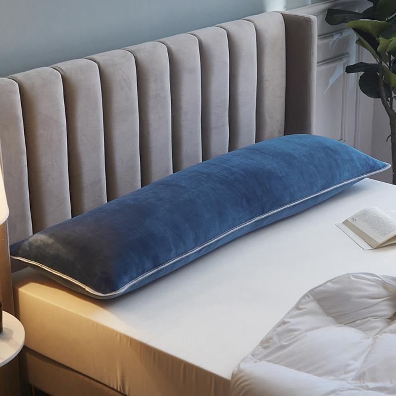 1Pcs Soft Flannel Long Pillow Case Large Size Comfortable Lover Sleeping Pillow Cover 120/150/180cm Bedding Body Pillowcase