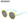 Rennes new butterfly decorative children's sunglasses cartoon sunglasses street shot boys and girls glasses