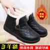 Cotton Shoes Women's New Non-slip Mother Shoes Snow Boots Waterproof Seed Doudou Shoes Thick-soled Velvet Winter Warm Old Beijing