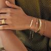 JYL Bracelet Bangle Wave Texture Minimalist Design Fosters Calm & Positive Energy