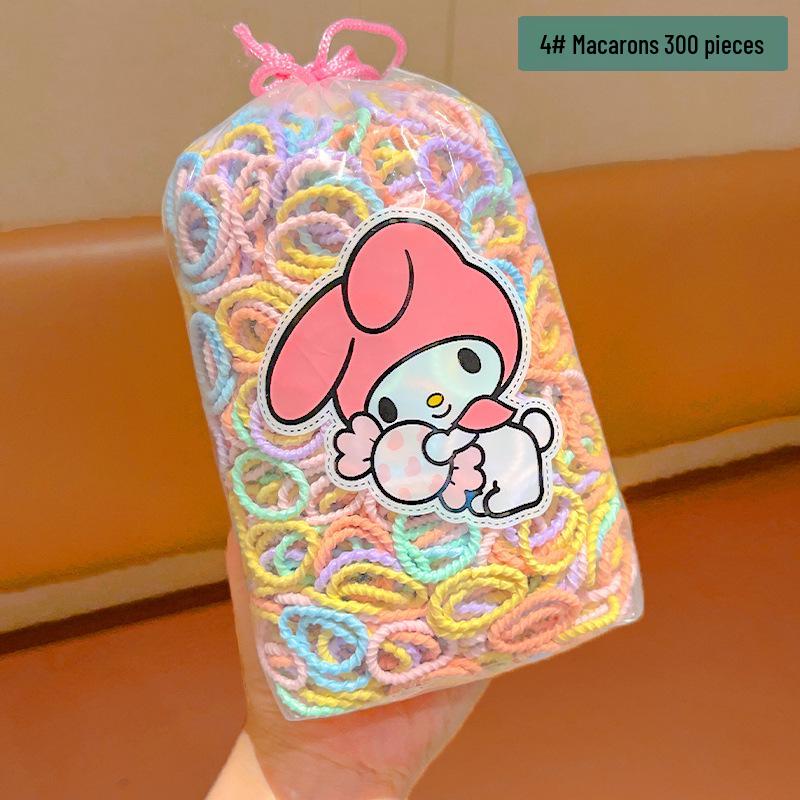 No-Damage Elastic Hair Ties for Girls - High Elasticity Accessories