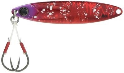 JACKALL Metal Jig Binbin Metal TG Type Slow 80g Red Squid Glow