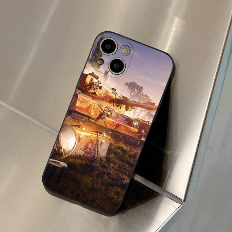 World Of Tanks Phone Case FOR IPhone 15 14 11 12 Pro 8 7 15 Plus 13 Pro MAX XR XS MINI SE 2020 Black Covers