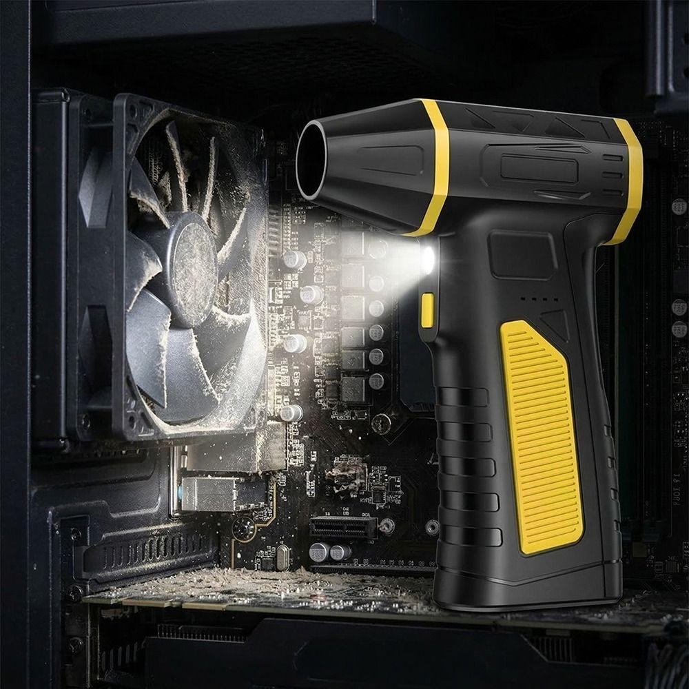 Adjustable Speed Electric Air Duster Safety Hammer Design Brushless Motor Outdoor
