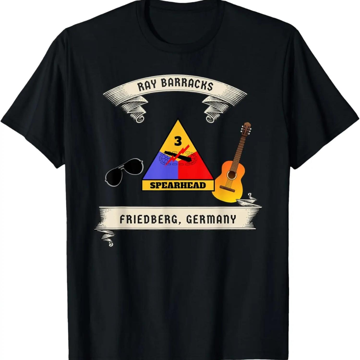 

Friedberg, Germany_ Where the Food Rocks at Ray Barracks T-Shirt S чёрный