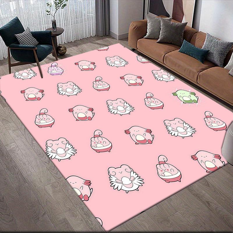

Pink Pokémon Anti-Slip Rug, Rectangular Carpet for Living Room, Bedroom & Sofa Area, Perfect Home Decor 60x90cm