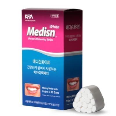 NEW MEDISN White Self-Adhesive Teeth Whitening Patch 10 Days